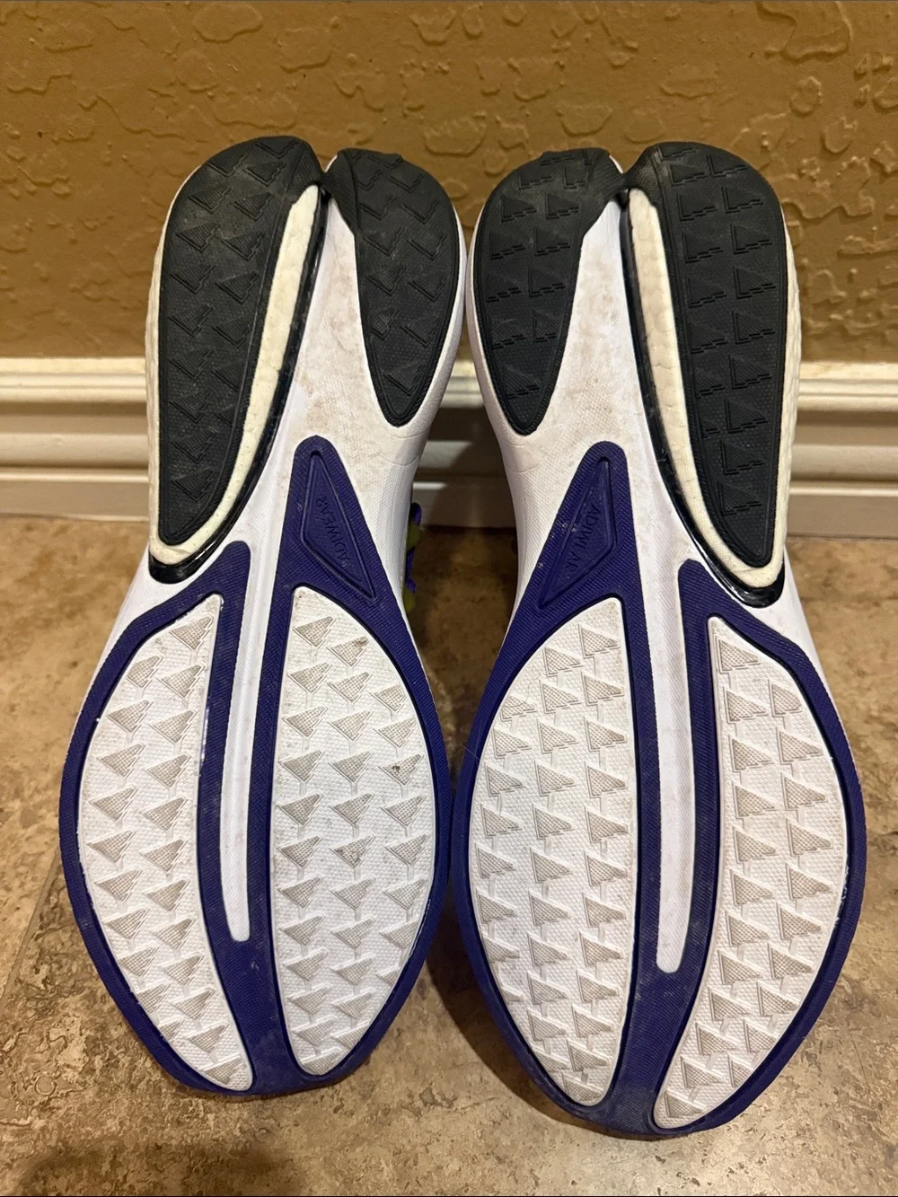 Adidas Response White and Purple Athletic Shoes Washington Huskies